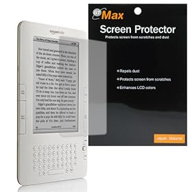 GTMax Premium Durable Clear LCD Screen Protector (Japan Material) for Amazon Kindle DX 9.7