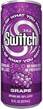 The Switch Sparkling Juice, Grape, 8-Ounce Cans (Pack of 24)