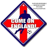 COME ON ENGLAND Car Sign, Football Soccer Supporters Car Sign for World Cup & International Games