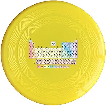 Periodic Table Plastic Flying Dics Flying Disks Yellow