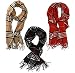 Weavers Villa Set of 3 Twill Pashmina Plaid Checks Stoles, Scarf, Dupattas RS.969.00