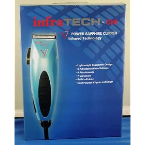 Farouk It0026 Infratech By Chi V7 Power Sapphire Clipper With Infared Technology
