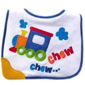 Applique Feeder Bib with Teether: Baby