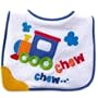 Applique Feeder Bib with Teether, Blue [Apparel]