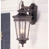 Murray Feiss Castille OL2901PBR 1-LT 150w (17H x 7W) Outdoor Wall Sconce Light in Peruvian Bronze