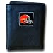 Cleveland Browns Genuine Leather Tri-fold Wallet