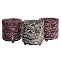 Beated Votive Holder - Set of 3