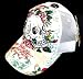 New 2009 Ed Hardy By Christian Audigier "Skull and Roses" Rhinestone Tattoo Trucker Hat Cap image 2