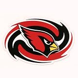 ARIZONA CARDINALS NFL Car Sport Magnet Bright Colors Big New 12"