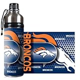 Denver Broncos - NFL 24oz Stainless Steel Water Bottle with 360&Acirc;&ordm; Wrap