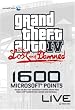 Xbox 360 - Xbox Live Microsoft Points Card - 1600 Punkte - GTA IV Limited Edition