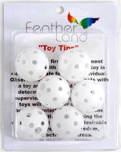 Caitec Bird Toy Parts Plastic Wiffle Ball 1.5in 