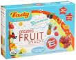 Tasty Brand Organic Fruit Snacks, Mixed Fruit Flavors, 4 Ounces 5-Count Packages (Pack of 6)