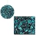 Pack of 12 Lavish Teal Fully Sequined & Beaded Christmas Ball Ornaments 3.5"