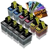 LD © Brother Compatible LC41 Bulk Set of 10 Ink Cartridges: 4 Black & 2 each of Yellow / Cyan / Magenta + Free 4x6 Photo Paper