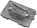 Old Mountain Pre Seasoned 10151 Cow Shaped Bacon / Grill Press, 7 Inch x 4 1/2 Inch