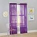 Jasmine Linen 2 Piece Sheer Luxury Curtain Panel Set for Kitchen/Bedroom 84