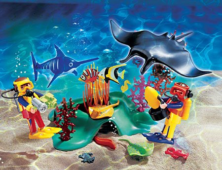 Playmobil Divers In Tropical Reef