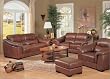 Milan Leather Sofa and Love Seat By Coaster Furniture