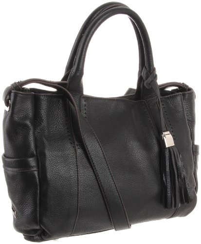 hand bag by B. MAKOWSKY  Charisse Shopper,Black color