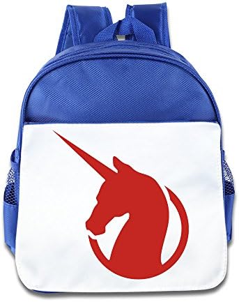 Kid's Unicorn Head Funny School Backpack Bag For Both Boys And Girls RoyalBlue