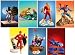 Search : DC Superhero mini action figure Who's Who Mystery Box collectible mini-scenes Batman Superman Flash Joker Shazam! or Green Lantern figure + one piece of build a mini Batmobile
