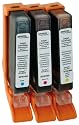 AmazonBasics Tintenpatrone als Ersatz für Canon Multipack CLI-521 (cyan, magenta, gelb), wiederbefüllt