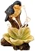 Moonrays 91508 Solar Powered Blue Bird With Glowing Flower Garden Fixture