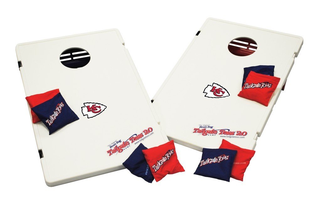Amazon.com : Kansas City Chiefs Plastic Cornhole Bean Bag Toss ...
