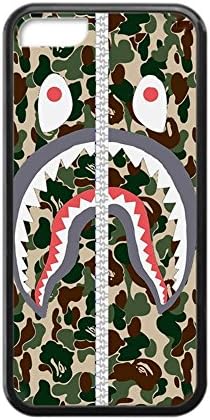 Bape Shark Camo Army Case for iphone 5C ,Bape Shark Camo Army Iphone 5C TPU case