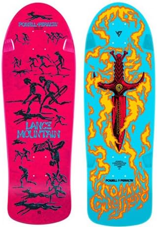 2 Powell Peralta Bones Brigade Mountain Guerrero Re-Issue Old School Skateboard Deck Lot