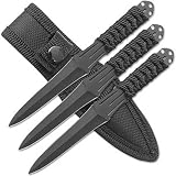 Three Piece Nylon Handled Throwing Knife Set