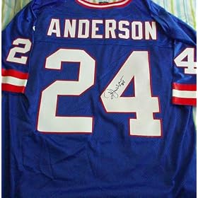 Buy Ottis O.J. Anderson autographed New York Giants authentic game model jersey