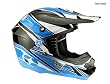 No Fear MX 6096RBL OPTIMAL II Mens BMX / Motocross Racing Helmet in Racing Blue Size Small