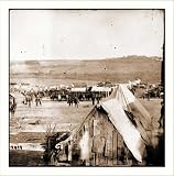 Civil War Photo (M): Fort Burnham Va. vicinity. Camp of the 5th Pennsylvania Cavalry near the battlefiel