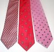 Lot of 3 Mens All Silk Assorted Skinny Neckties