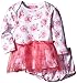 Isaac Mizrahi Baby Girls' Floral Skirted Dress with Diaper Cover