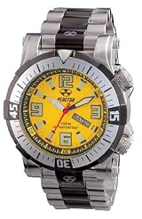 Poseidon - Yellow & Black Dial, 2-tone Stainless Bracelet