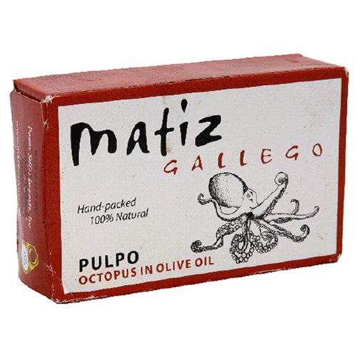 Matiz Gallego Pulpo (Octopus) in Olive Oil, 4.2-Ounce Tins (Pack of 3) by Matiz Gallego