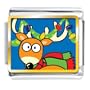 Christmas Reindeer Animal Photo Italian Charms Bracelet Link