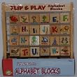 Flip'n Play Wooden Alphabet Blocks