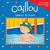 caillou learns to swim playtime