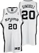 Manu Ginobili White adidas NBA Swingman San Antonio Spurs Youth Jersey