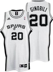 Manu Ginobili White adidas NBA Swingman San Antonio Spurs Youth Jersey