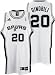 Manu Ginobili White adidas NBA Swingman San Antonio Spurs Youth Jersey