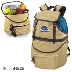 Boise State Broncos Zuma Insulated Backpack with Waterproof Liner - Beige w/Embroidery