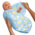 Kiddopotamus SwaddleMe Microfleece - Bubbly Blue