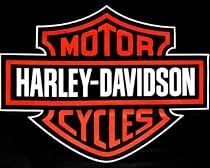 Harley Davidson Men's Black Short Sleeve T-Shirt, with Classic Harley-Davidson Orange and White Bar & Shield Logo. The Backside has the Famous St. Paul Harley-Davidson Logo, Featuring the Minnesota Capitol Building in St. Paul with its Famous Quadriga (Golden Horses), Men's Classic Tee Shirt, BLK-BS-SPHD-T