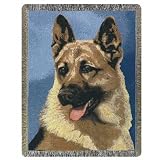 German Shepherd Dog Tapestry Afghan