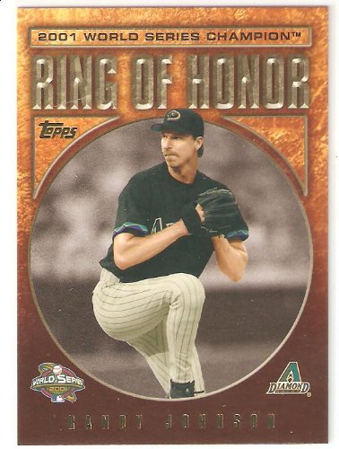 2009 Topps Ring Of Honor - Randy Johnson - Arizona Diamondbacks (Baseball Cards) - In Protective Display Case